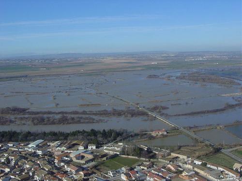 Crecida del Ebro el día 10-02-03 entre Zaragoza capital y el mar 230