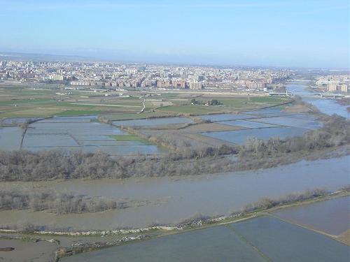 Crecida del Ebro el día 10-02-03 entre Zaragoza capital y el mar 261