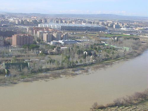 Crecida del Ebro el día 10-02-03 entre Zaragoza capital y el mar 274
