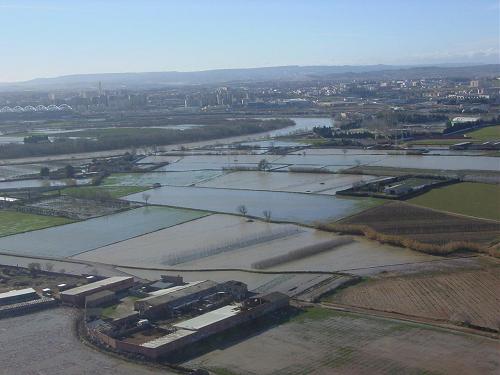 Crecida del Ebro el día 10-02-03 entre Zaragoza capital y el mar 279