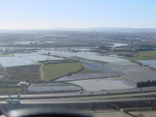 Crecida del Ebro el día 10-02-03 entre Zaragoza capital y el mar 280