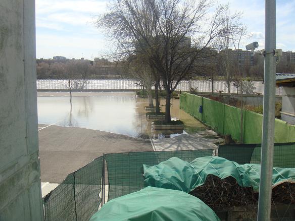 Riada del Ebro el 1 de marzo de 2015 a su paso por Zaragoza. 29