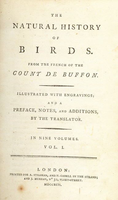 title Natural History of Birds Buffon