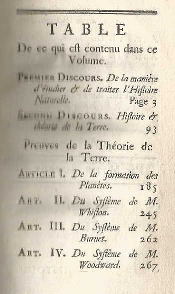 Histoire Naturelle Générale et Particuliére avec la description du Cabinet du Roi. Tome Premier 1. 3