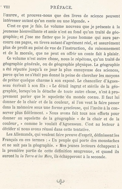 Description physique du globe VI