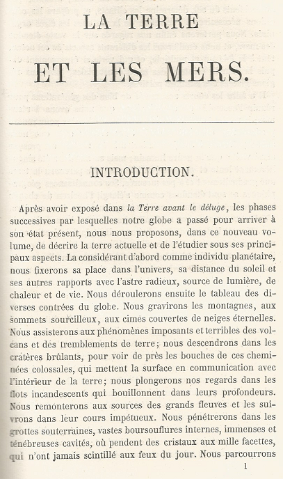 La Terre et les Mers. Introduction 1