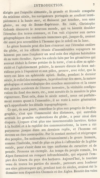 La Terre et les Mers. Introduction 7