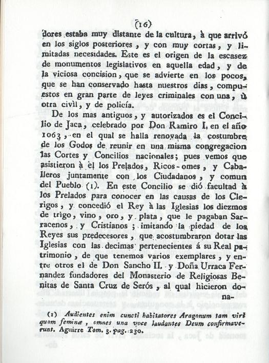 Historia de la Economía politica de Aragón. Ignacio Jordán Claudio de Asso y del Río. 1798. Historia de la Economía política de Aragón. Ignacio Jordán Claudio de Asso y del Río. 1798. Página 16