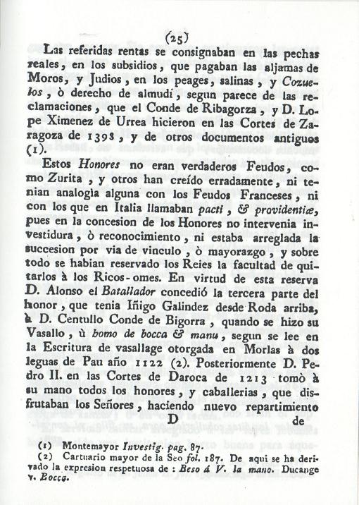 Historia de la Economía politica de Aragón. Ignacio Jordán Claudio de Asso y del Río. 1798. Historia de la Economía política de Aragón. Ignacio Jordán Claudio de Asso y del Río. 1798. Página 25
