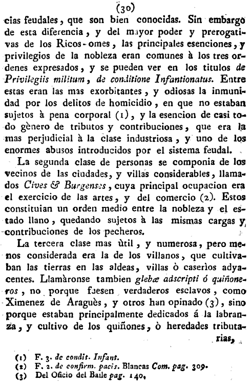 Historia de la Economía política de Aragón. Ignacio Jordán Claudio de Asso y del Río. 1798. Página 30