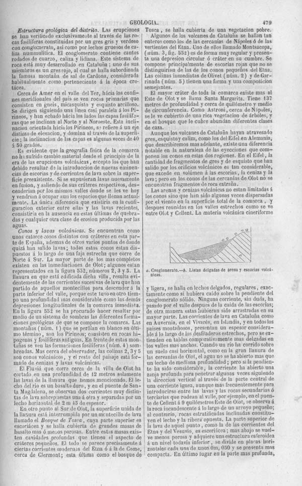 Página 543. Tomo noveno. Los Tres Reinos de la Naturaleza. Museo Pintoresco. Mineralog&iacute;a.