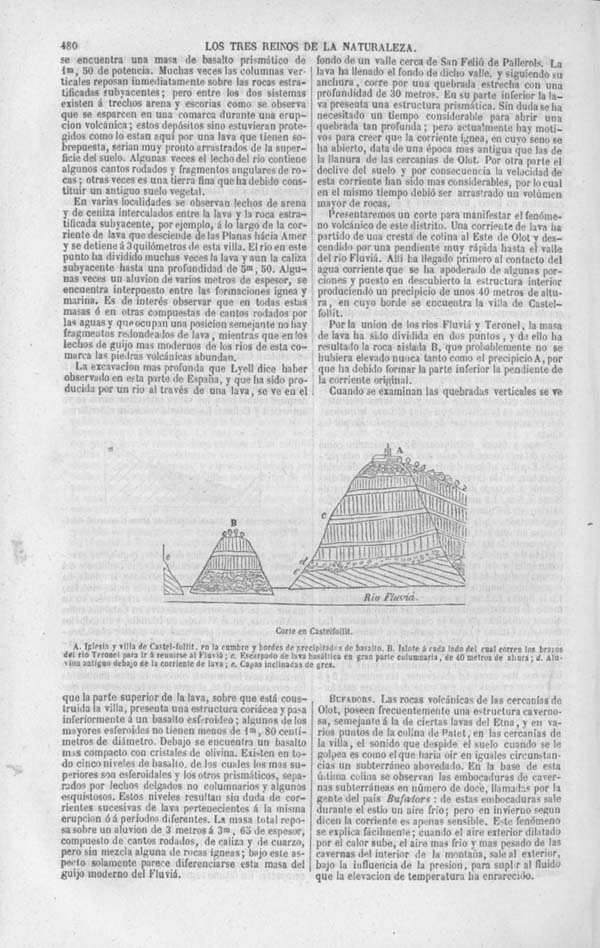 Página 544. Tomo noveno. Los Tres Reinos de la Naturaleza. Museo Pintoresco. Mineralog&iacute;a.