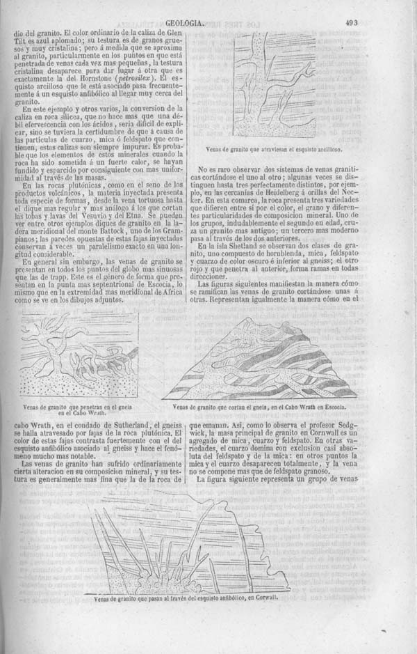 Página 558. Tomo noveno. Los Tres Reinos de la Naturaleza. Museo Pintoresco. Mineralog&iacute;a.