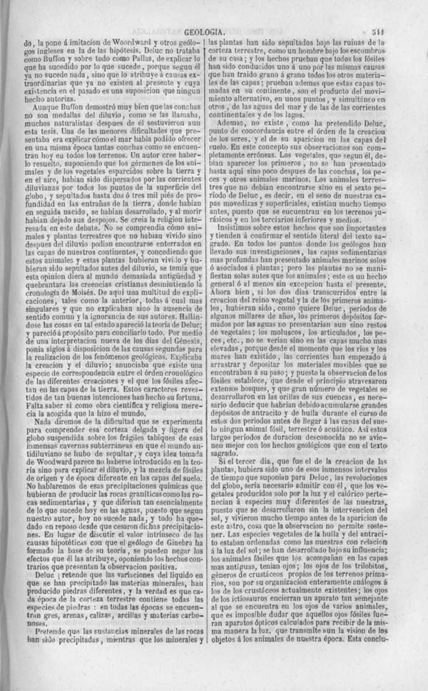 Página 541. Tomo noveno. Los Tres Reinos de la Naturaleza. Museo Pintoresco. Historia de la Geologia.