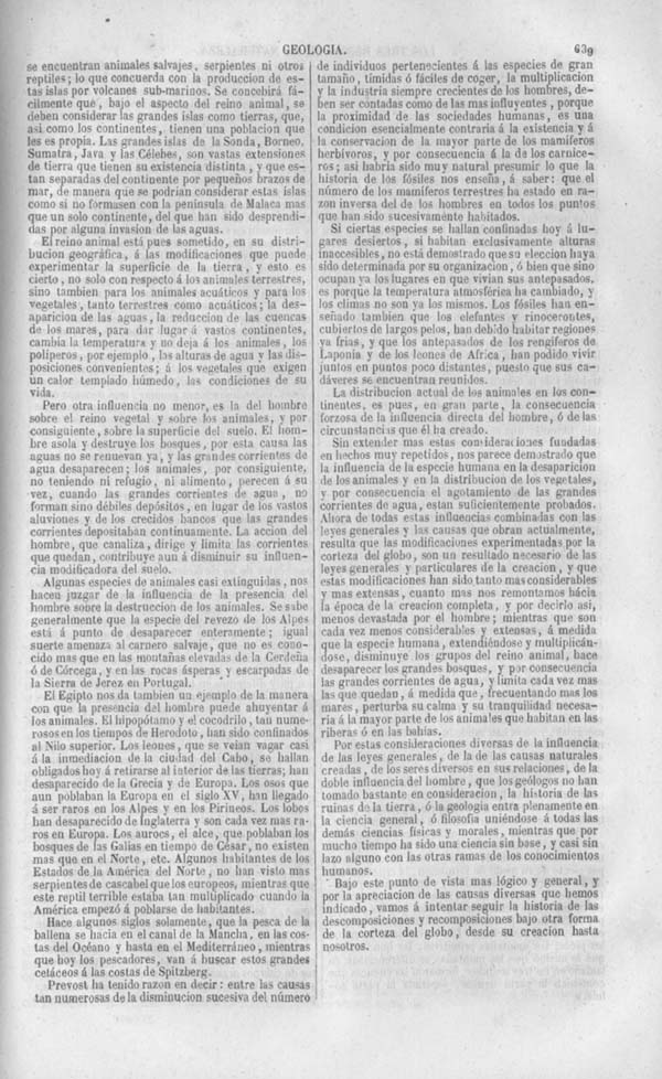 Página 639. Tomo noveno. Los Tres Reinos de la Naturaleza. Museo Pintoresco. Historia de la Geologia.