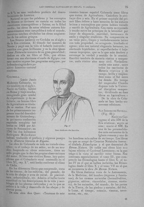 Página 73. Tomo I.  Tratado II.  Las Ciencias Naturales en España y America.