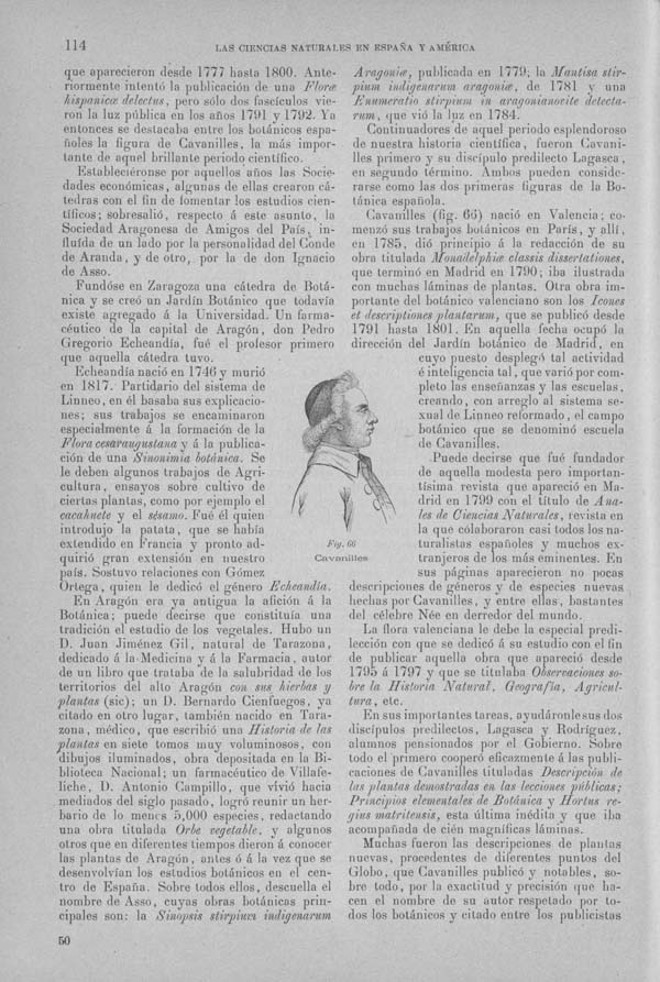 Página 112 Tomo I.  Tratado II.  Las Ciencias Naturales en España y America.