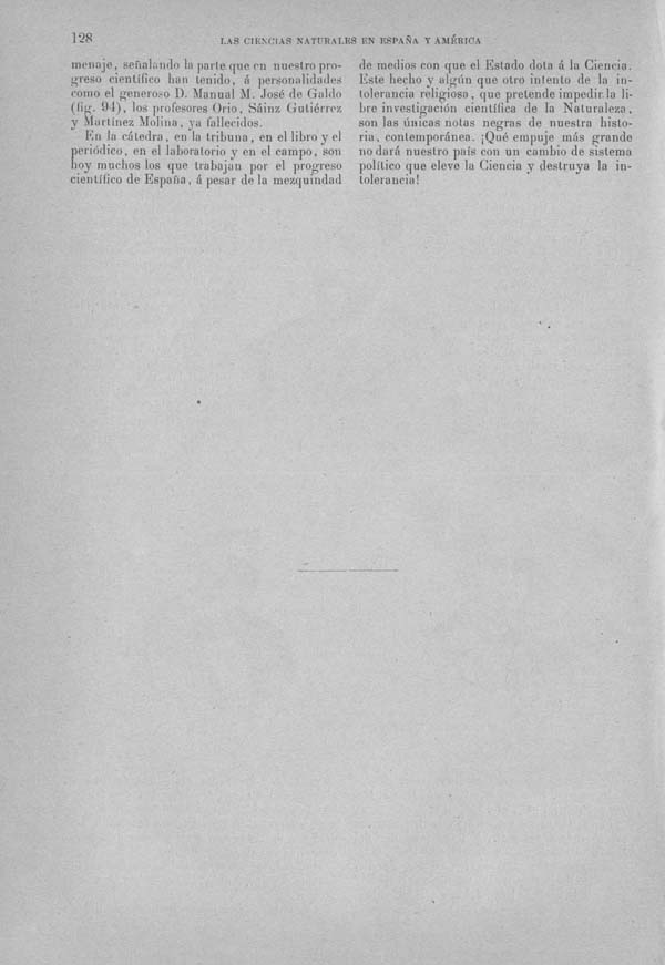 Página 126 Tomo I.  Tratado II.  Las Ciencias Naturales en España y America.