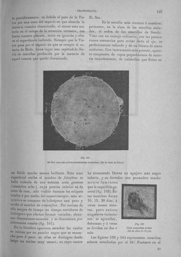 Página 147 Tomo I. Tratado III. Geología. Uranografía y Morfología terrestre.