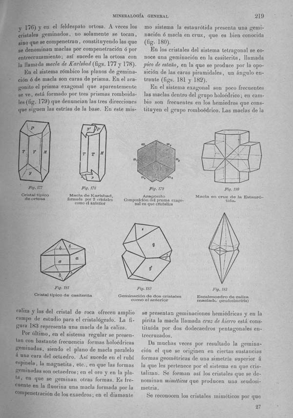 Página 217 Tomo I. Tratado IV. Geología. Mineralogía general.