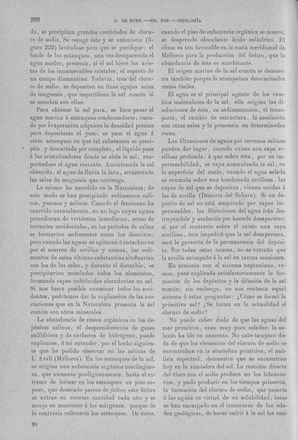 Página 266 Tomo I. Tratado V. Geología. Mineralogía especial.
