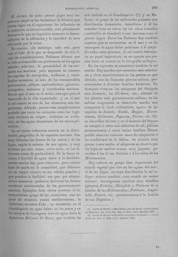 Página 269 Tomo I. Tratado V. Geología. Mineralogía especial.