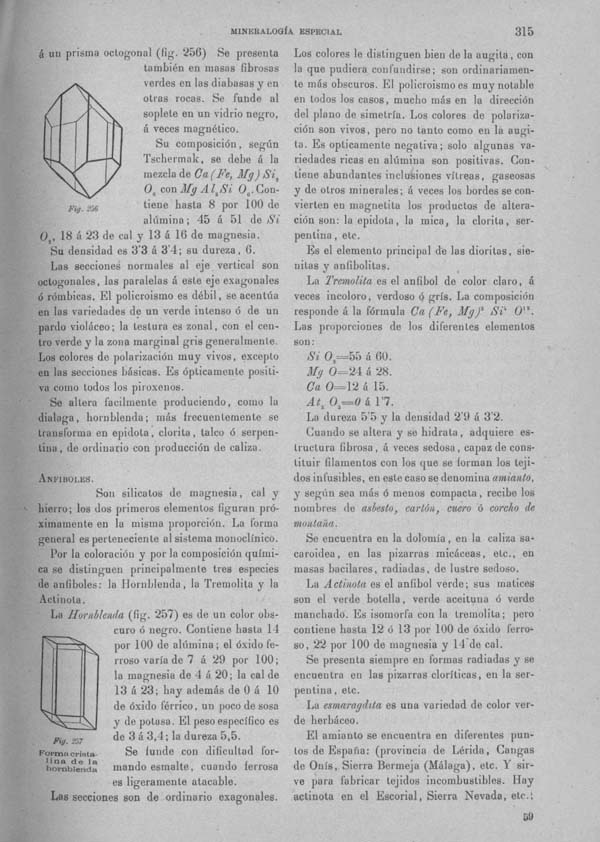 Página 325 Tomo I. Tratado V. Geología. Mineralogía especial.