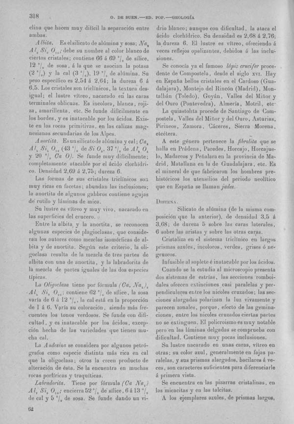 Página 328 Tomo I. Tratado V. Geología. Mineralogía especial.