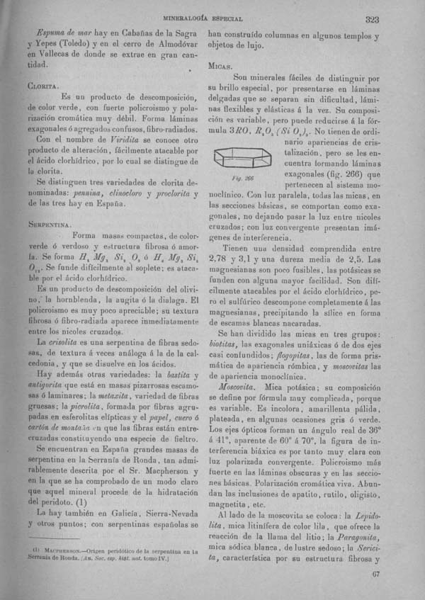 Página 333 Tomo I. Tratado V. Geología. Mineralogía especial.