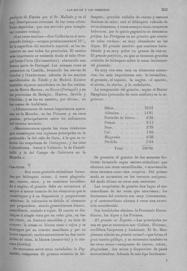 Página 352 Tomo I. Tratado V. Geología. Mineralogía especial.