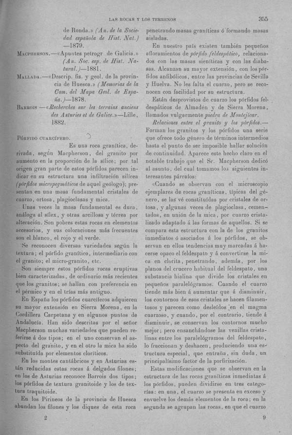 Página 354 Tomo I. Tratado V. Geología. Mineralogía especial.