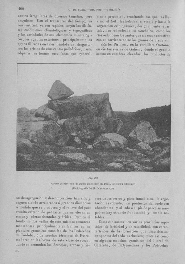 Página 401 Tomo I. Tratado VI. Geología. Las rocas y los terrenos.