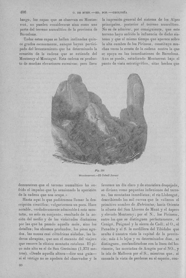Página 407 Tomo I. Tratado VI. Geología. Las rocas y los terrenos.
