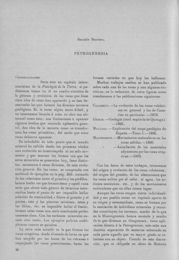 Página 420 Tomo I. Tratado VII. Geología. Fisiología de la tierra. Minerogenesia petrogenesia geogenesia.