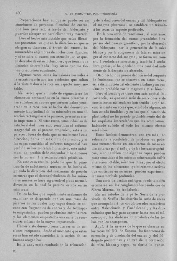 Página 430 Tomo I. Tratado VII. Geología. Fisiología de la tierra. Minerogenesia petrogenesia geogenesia.