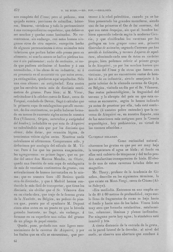 Página 473 Tomo I. Tratado VII. Geología. Fisiología de la tierra. Minerogenesia petrogenesia geogenesia.