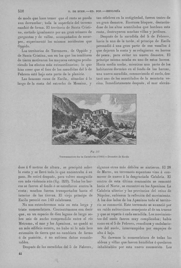 Página 517 Tomo I. Tratado VIII. Geología. Movimientos continentales y terremotos.