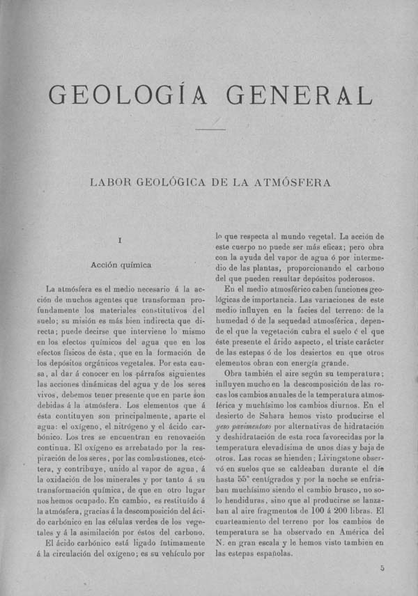 Página 671. Tomo I. Geología. Tratado XI. Labor geológica de la atmósfera, el agua liquida y los seres vivos.