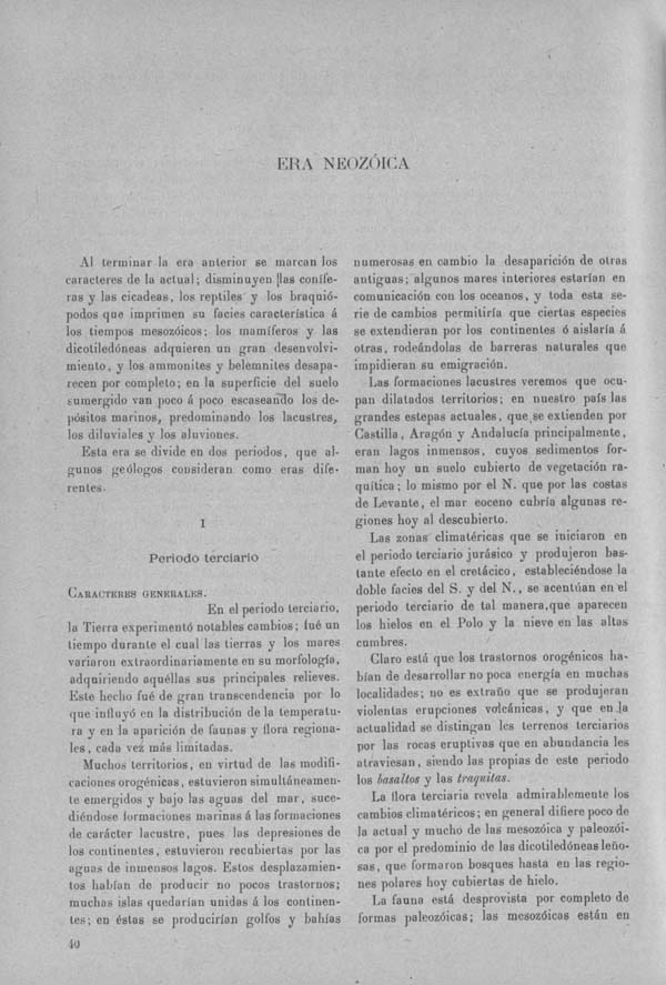 Página 770. Tomo I. Geología. Tratado XII. Geología Histórica. Descripción de los terrenos y fósiles característicos.