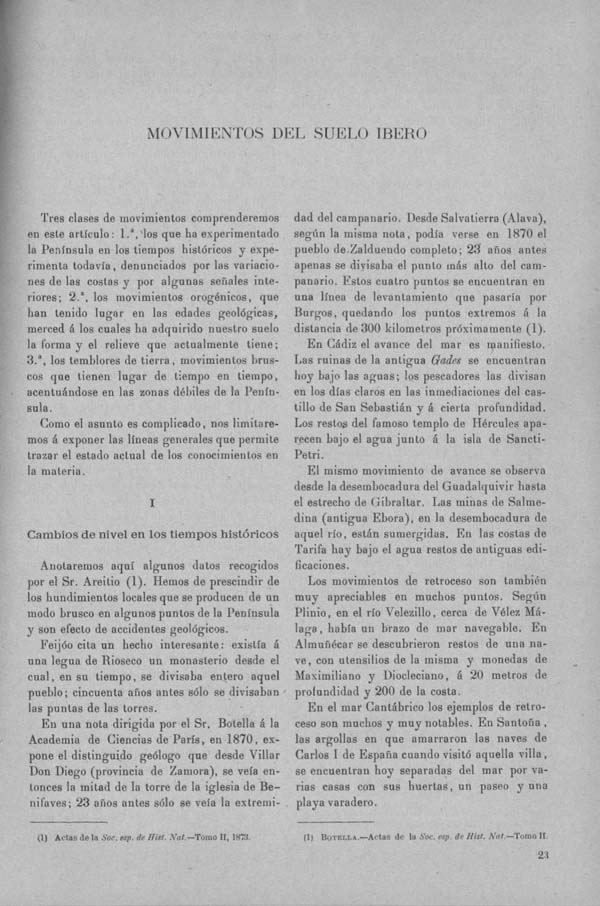 Página 809. Tomo I. Geología. Tratado XIII. Geología especial de España. (Primera parte).