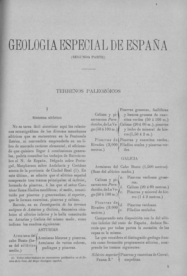 Página 847. Tomo I. Geología. Tratado XIV. Geología especial de España. (Segunda parte).