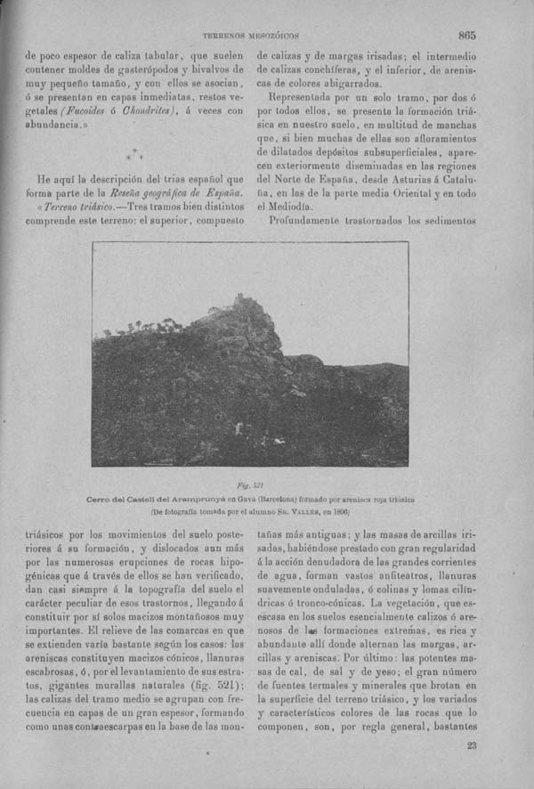Página 865. Tomo I. Geología. Tratado XIV. Geología especial de España. (Segunda parte).