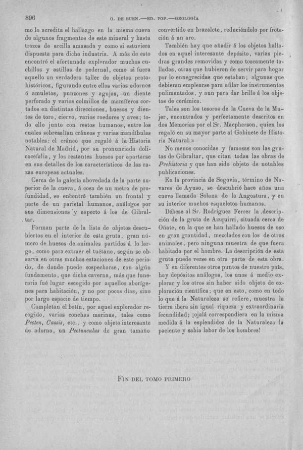 Página 896. Tomo I. Geología. Tratado XIV. Geología especial de España. (Segunda parte).